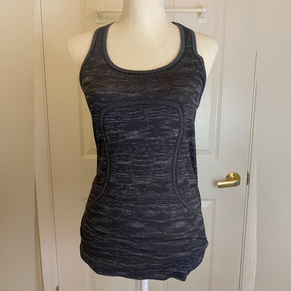 Lululemon Swiftly Tech Racer Back Tank. Slate Black. Size 8.